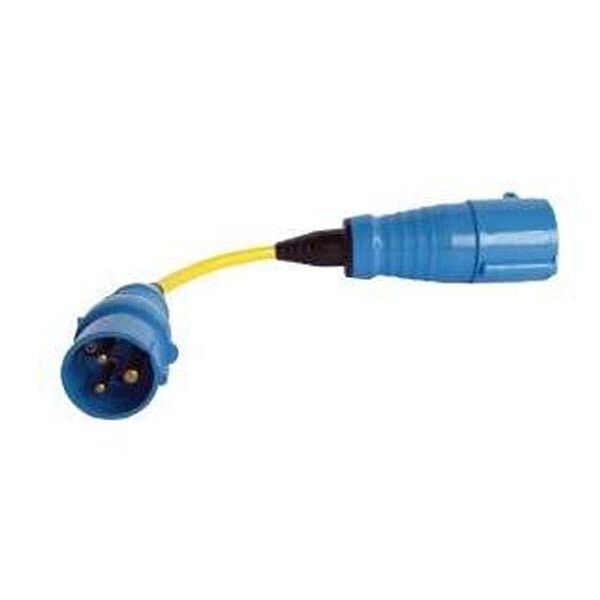 Adaptateur Cordon 16 A vers 32 A/250 V - Fiche CEE 16 A/Raccord CEE 32 A